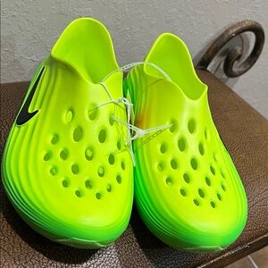 Brand New Nike Reactx Rejuven8 Bright Acid Green/Black Volt Slip-On Sneakers!